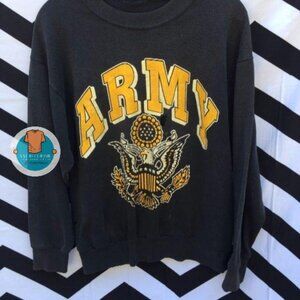 Retro Pullover Us Army Shirt Sweatshirt Retro Loose fit